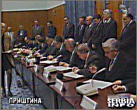 Potpisivanje Deklaracije u Pritini